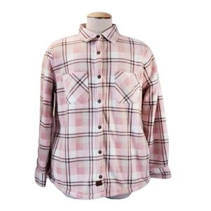 Modern Canvas Sherpa Lined Women's Jacket size XL